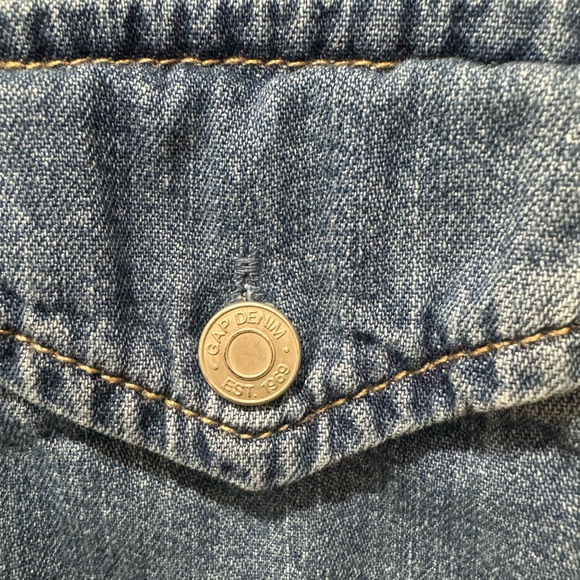 GAP Denim Shirt Dress - Picture 3 of 5